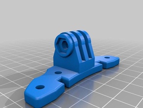 gopro mount sport & outdoors paintball 3d print model - Mito3D