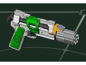 nerf meaker mk18 rotary shell brinquedo & acessórios para jogos blaster 3d print model - Mito3D