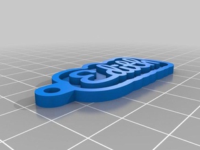 edith Anahtarlık özelleştirilmiş 3d print model - Mito3D