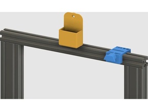 ender 3 rail add-ons 3d printer accessories printing card holder creality micro sd tool usb stick 3d print model - Mito3D