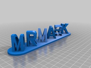 3d Bay mark2 çizin işaretler ve logolar özelleştirilmiş 3d print model - Mito3D