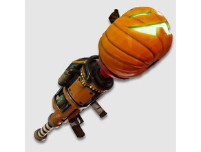 fortnite pumpkin launcher anime character architecture weapon save world 3d print model - Mito3D
