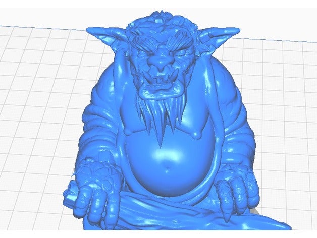 troll buddha Mythologie-Sammlung Skulpturen die Büste Mythologie remix statue 3D print model - Mito3D