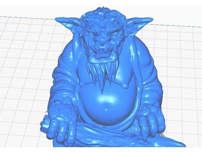 troll buddha mitologia collezione sculture il busto remix statua 3d print model - Mito3D