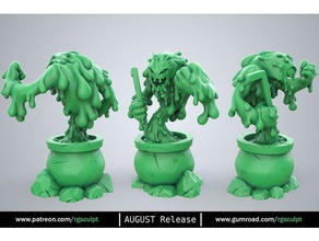 cookingpot monster models food miniature tabletop 3d print model - Mito3D