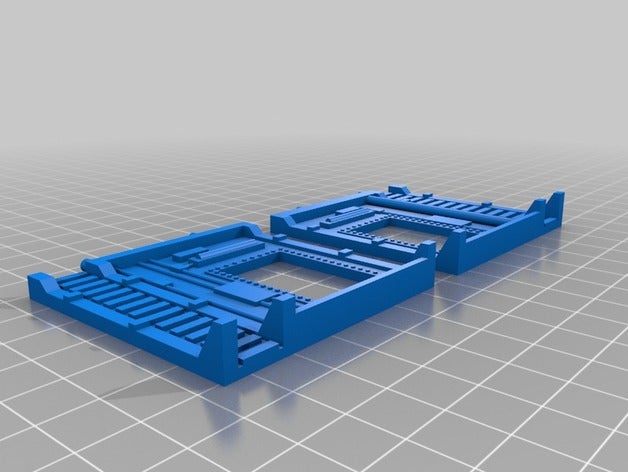 sector mechanicus half height bulkhead wargame terrain warhammer 40k 3D print model - Mito3D