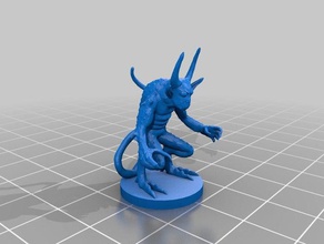 quasit - remix 28mm dnd mini miniature dungeons dragons dungeon game piece miniatures roleplaying role playing games rpg tabletop gaming wargaming 3d print model - Mito3D