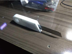 manico del coltello hobby di taglio lama 3d print model - Mito3D