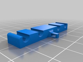 usb cable holder power bank attachment 3d printing clip management ziptie zip tie 3d print model - Mito3D