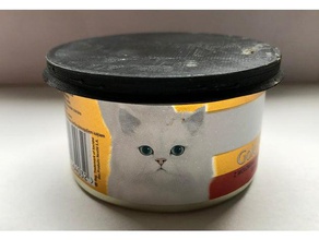 cat food top containers 3d print model - Mito3D