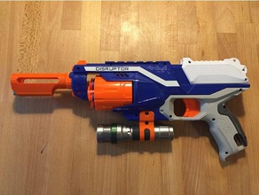 silenciador de pistola nerf disruptor juegos y juguetes 3d print model - Mito3D