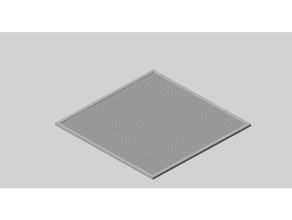bricscad de tratamento ar do condicionador teto, cassete agregado familiar refri airconditioner ar-condicionado o teto grelha tecto 3d print model - Mito3D
