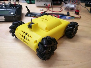 omnibot robot r c véhicules fpv omniwheel le 3d print model - Mito3D