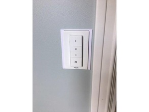 adaptor plate philips hue dimmer household 3d print model - Mito3D