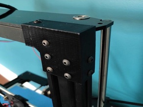 pxmalion corel3 right corner reinforcement 3d printer parts 3d print model - Mito3D