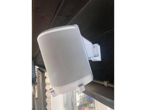 sonosone wallmount audio sonos speaker wall mount 3d print model - Mito3D