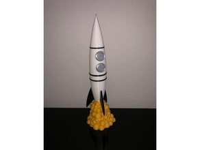 rocketship modelos modelo de foguete foguetes espaço nave espacial navio 3d print model - Mito3D
