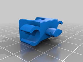 strawbees servo motor pieces parts servoarm arm mount 3d print model - Mito3D