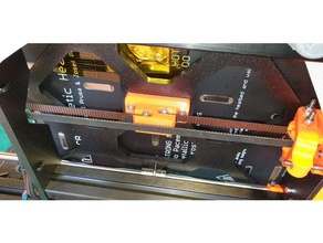 prusa mk3 y belt holder improved gates belts 3d printer parts gt2 original i3 3d print model - Mito3D