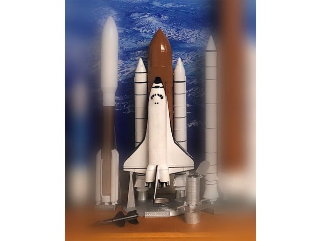 nasa space shuttle 1 200 scale remix vehicles fullstack full stack rocket rockets spaceshuttle sts 3D print model - Mito3D
