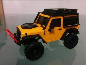orlandoo oh35a01 jeep wrangler kit r c véhicules wid 3d print model - Mito3D