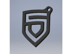 penta Anahtarlık spor işaretler ve logolar 3d print model - Mito3D