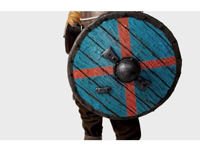 viking shield boss props 3d print model - Mito3D
