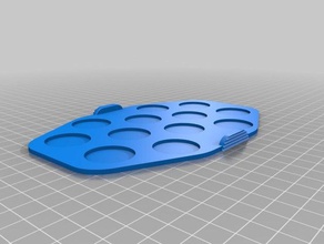25mm movement tray - magnet friendly 3d printing 40k magnetic 3d print model - Mito3D