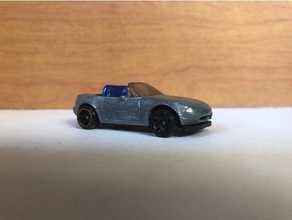 hot wheels mazda miata chasis de la plantilla vehículos 164 escala personalizado hotwheels fundido a presión diecast automóvil coches caja cerillas 3d print model - Mito3D