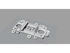 universal din titular eletrônica 3d print model - Mito3D
