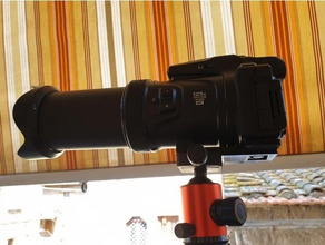 nikon p1000 support de trépied la caméra coolpix stabilisateur soutien 3d print model - Mito3D