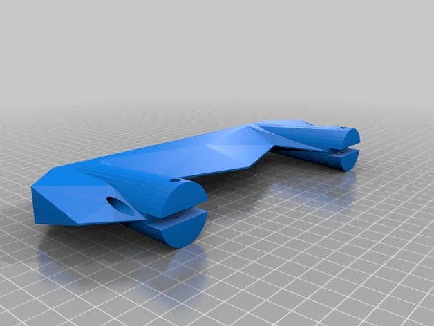 tbrc gemello cattivo montaggio del motore hard tail super criminale tbrcwings 3D print model - Mito3D