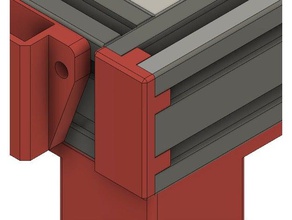 2040 Ende cap 3d Drucker Zubehör ab extrusion montieren am8 upgrade anet an der Endkappe 3d print model - Mito3D