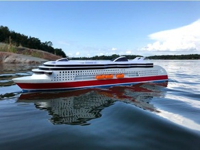 rc nave da crociera traghetto viking grace giocattolo r c i veicoli la barca cruise ferry 3d print model - Mito3D
