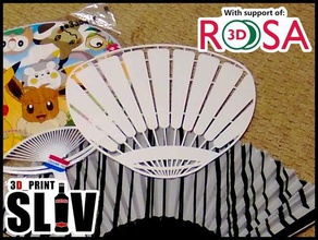 slave-fan japonais - slave prendre le monde accessoires Impression 3d ventilateur de refroidissement fan pliant gopnik japon la culture japonaise 3d print model - Mito3D