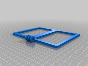 kinect screen mount art tools 3d print model - Mito3D