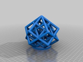 il mio personalizzato reticolo cubo torture test 2 matematica arte su misura 3d print model - Mito3D