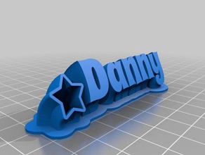 danny office kundengebundene 3d print model - Mito3D