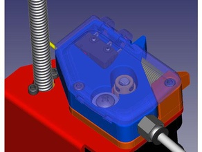 compact extruder feeder alternative runout 3d printer parts bowden created freecad filament 3d print model - Mito3D