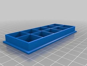 multi square cookie cutter kitchen & dining 3d print model - Mito3D