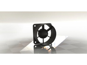 50mm fan des conduits L'impression 3d 3d print model - Mito3D