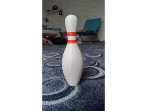 bowling pin decoración 3d print model - Mito3D