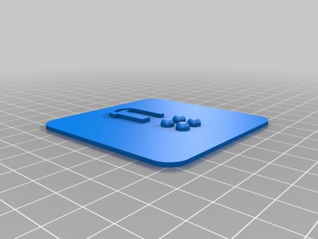 braille-thai alphabet braille brailler font language learning thai thailand 3D print model - Mito3D