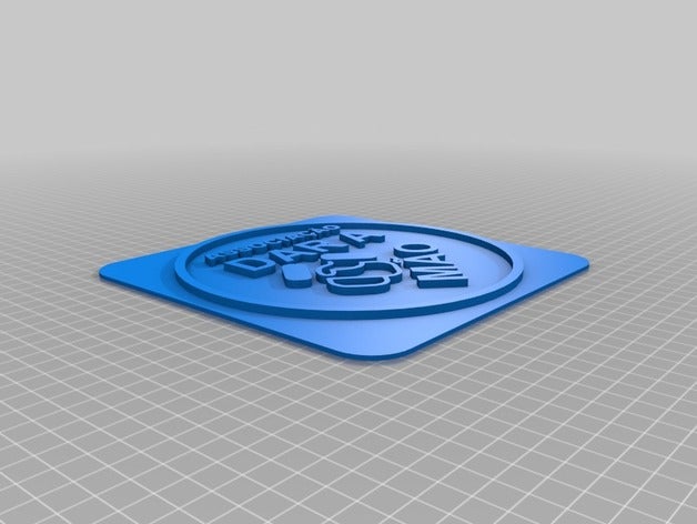 logo associa o dar m signs & logos 3D print model - Mito3D