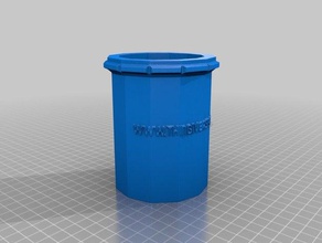 thingiverse pencil holder office pencilholder case cup 3d print model - Mito3D