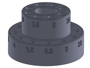 parametrico torre di trivellazione stand rangement forets utensili & caselle trapano titolare foret 3d print model - Mito3D