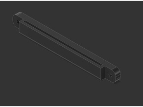 power strip mounting bracket - Elektronik 3d print model - Mito3D