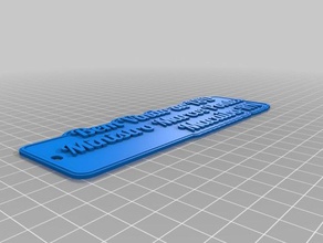 chaveiro 1 keychains customized 3d print model - Mito3D