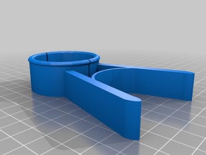 spring pipe tube clamp v2 hand-Werkzeuge Klemme Rohr Frühling 3d print model - Mito3D