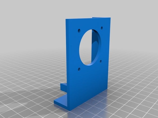 40mm de ventilateur buck convertisseur support l'imprimante 3d pièces L'imprimante L'impression montage du ordinateur régulateur tension 3D print model - Mito3D